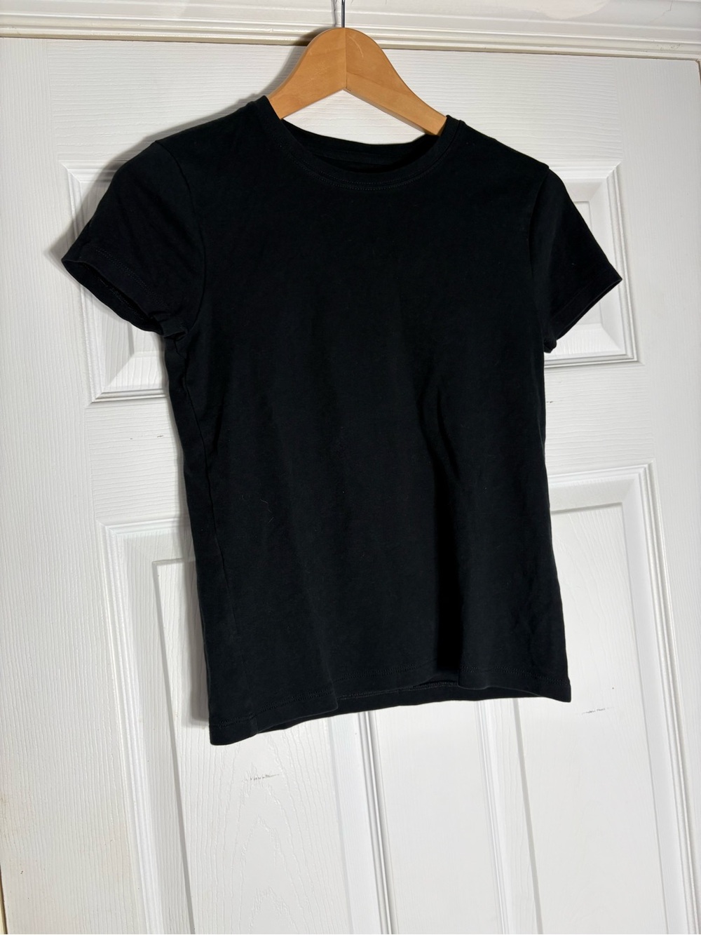 J. Crew Black Short Sleeve Crew Tee